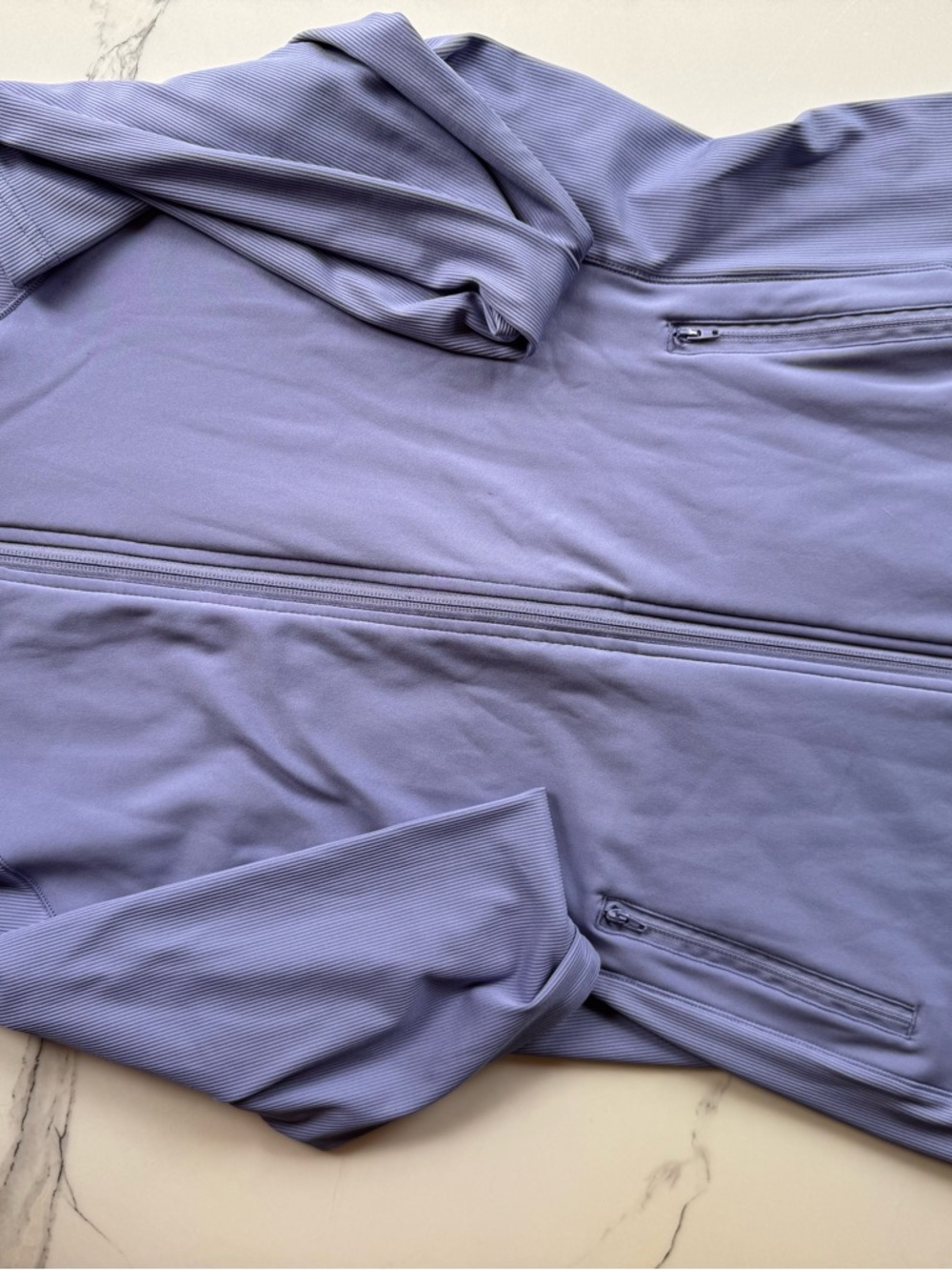 Light Lavender Zip-Up Jacket